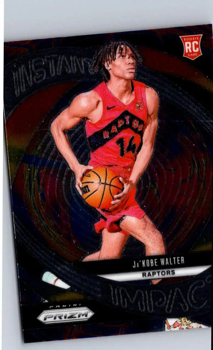 Ja Kobe Walter basketball card from 2024-25 Panini Prizm Impact Prisms Silver