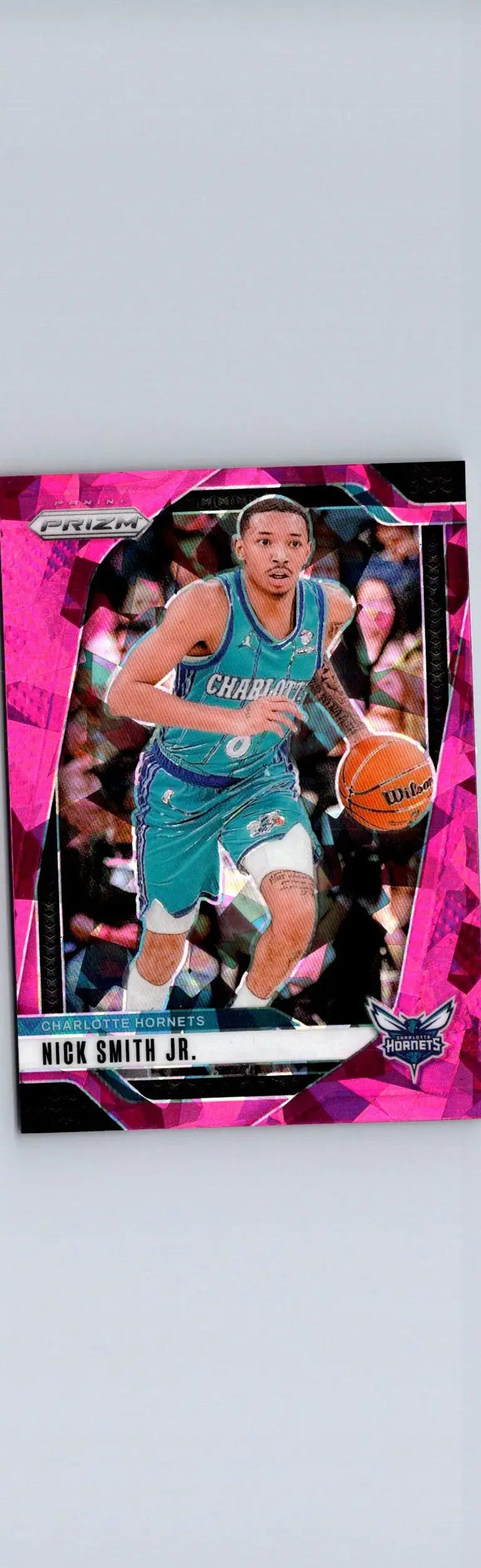 Nick Smith Jr basketball card from Panini Prizm Prizms Pink Ice 2024-25 collection
