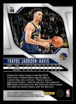 2024-25 Panini Prizm #188 Trayce Jackson-Davis - Basketball Card Single