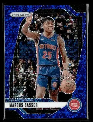 2024-25 Panini Prizm #21 Marcus Sasser Prizms Fast Break Blue #/150 - Basketball Card Single