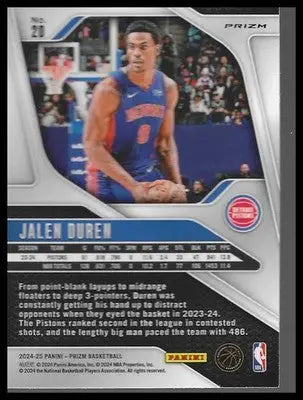 2024-25 Panini Prizm #211 Malik Beasley Prizms Red White and Blue - Basketball Card Single