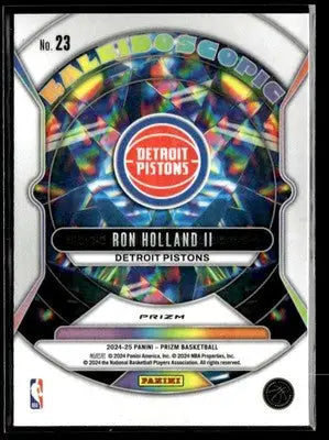 2024-25 Panini Prizm #23 Ron Holland II Kaleidoscopic Prizms Fast Break - Basketball Card Single