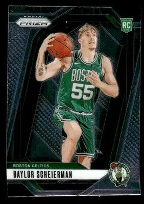 2024-25 Panini Prizm #236 Baylor Scheierman Base RC Boston Celtics - Basketball Card Single