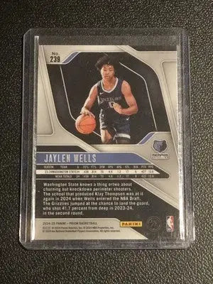 2024-25 Panini Prizm #239 Jaylen Wells - Basketball Card Single