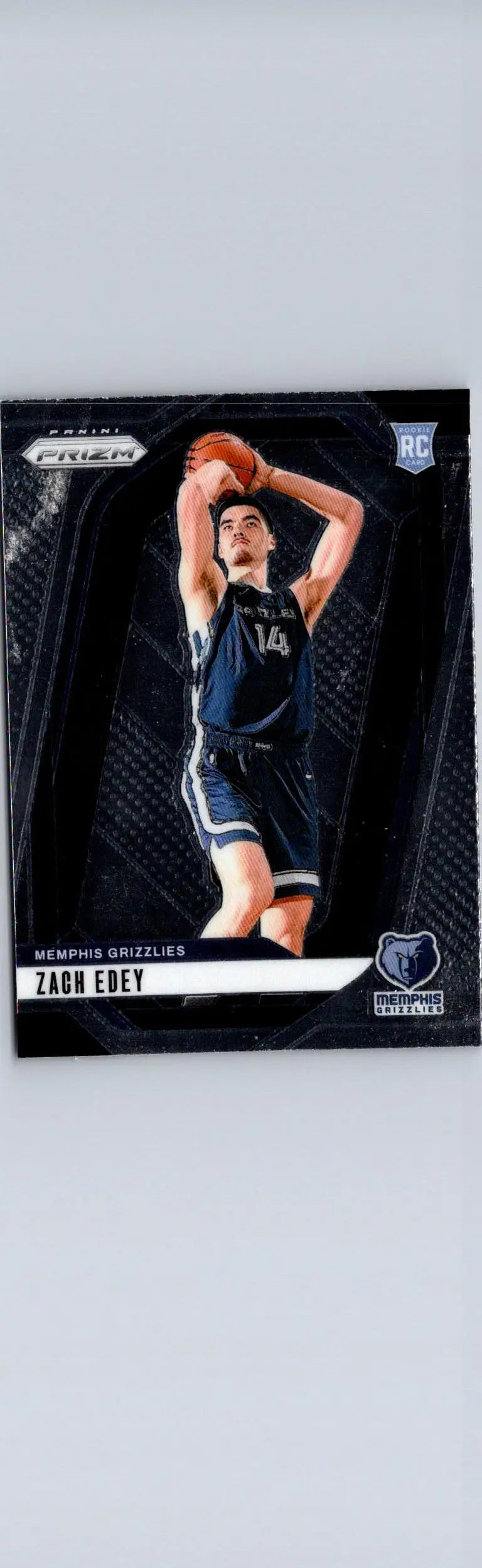 Basketball trading card featuring Zach Edey from 2024-25 Panini Prizm series