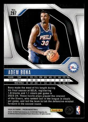 2024-25 Panini Prizm #267 Adem Bona - Basketball Card Single
