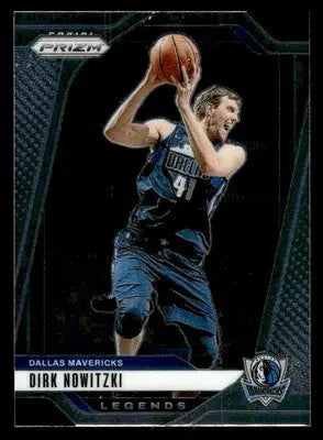 2024-25 Panini Prizm #272 Dirk Nowitzki Base Dallas Mavericks HOF - Basketball Card Single