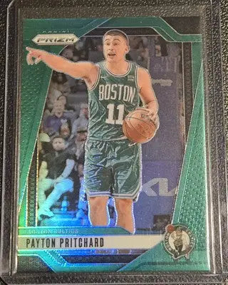 2024-25 Panini Prizm #46 Payton Pritchard Prizms Green - Basketball Card Single