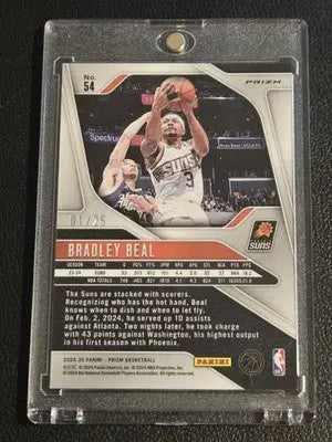 2024-25 Panini Prizm #54 Bradley Beal Prizms Mojo #/25
