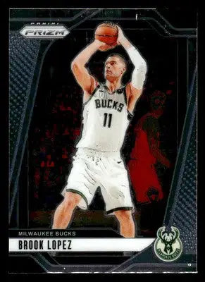 2024-25 Panini Prizm #74 Brook Lopez Base Milwaukee Bucks - Basketball Card Single