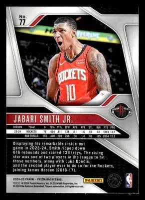 2024-25 Panini Prizm #77 Jabari Smith Jr. - Basketball Card Single