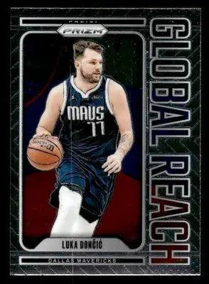 2024-25 Panini Prizm #8 Luka Doncic Global Reach - Basketball Card Single