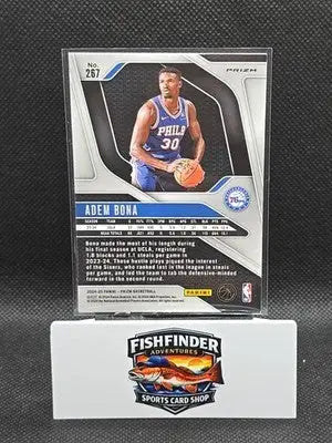 2024-25 Panini Prizm - Adem Bona #267 Orange Ice Prizm (RC) - Basketball Card Single
