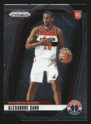 2024-25 Panini Prizm Alexandre Sarr #264 RC Wizards - Basketball Card Single