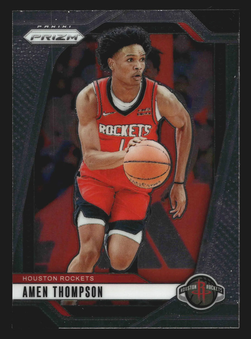 2024-25 Panini Prizm Amen Thompson #118 Houston Rockets - Basketball Card Single