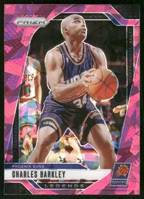 2024-25 Panini Prizm Basketball Charles Barkley #280 Pink Pink Ice Basketball - Basketball Card Single