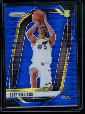 2024-25 Panini Prizm Basketball Cody Williams #232 18/99 RC Blue - Basketball Card Single