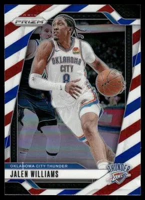 2024-25 Panini Prizm Basketball Jalen Williams #65 Red White Blue Basketball - Basketball Card Single
