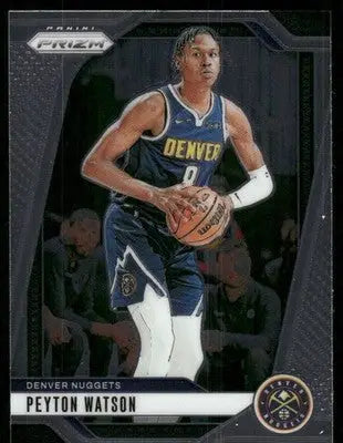 2024-25 Panini Prizm Basketball Peyton Watson #133 Basketball - Basketball Card Single