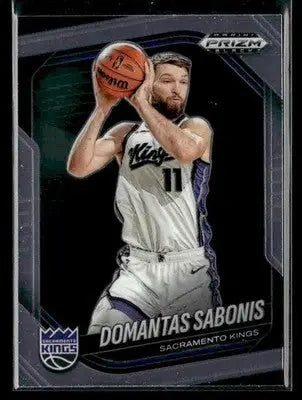 2024-25 Panini Prizm Black #109 Domantas Sabonis - Basketball Card Single