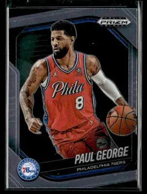 2024-25 Panini Prizm Black #110 Paul George - Basketball Card Single