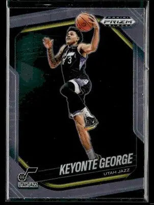 2024-25 Panini Prizm Black #12 Keyonte George - Basketball Card Single