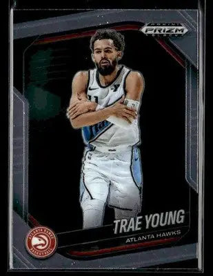2024-25 Panini Prizm Black #141 Trae Young Base Atlanta Hawks - Basketball Card Single