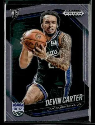 2024-25 Panini Prizm Black #144 Devin Carter - Basketball Card Single