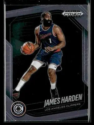 2024-25 Panini Prizm Black #151 James Harden Base Los Angeles Clippers - Basketball Card Single
