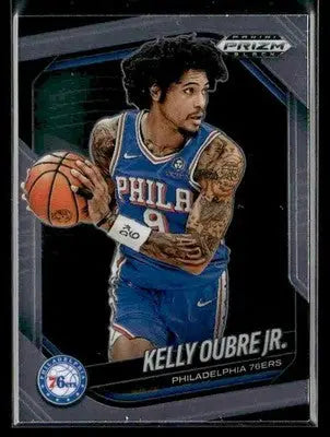 2024-25 Panini Prizm Black #154 Kelly Oubre Jr. Base Philadelphia 76ers - Basketball Card Single