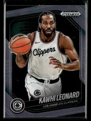 2024-25 Panini Prizm Black #167 Kawhi Leonard Base Los Angeles Clippers - Basketball Card Single