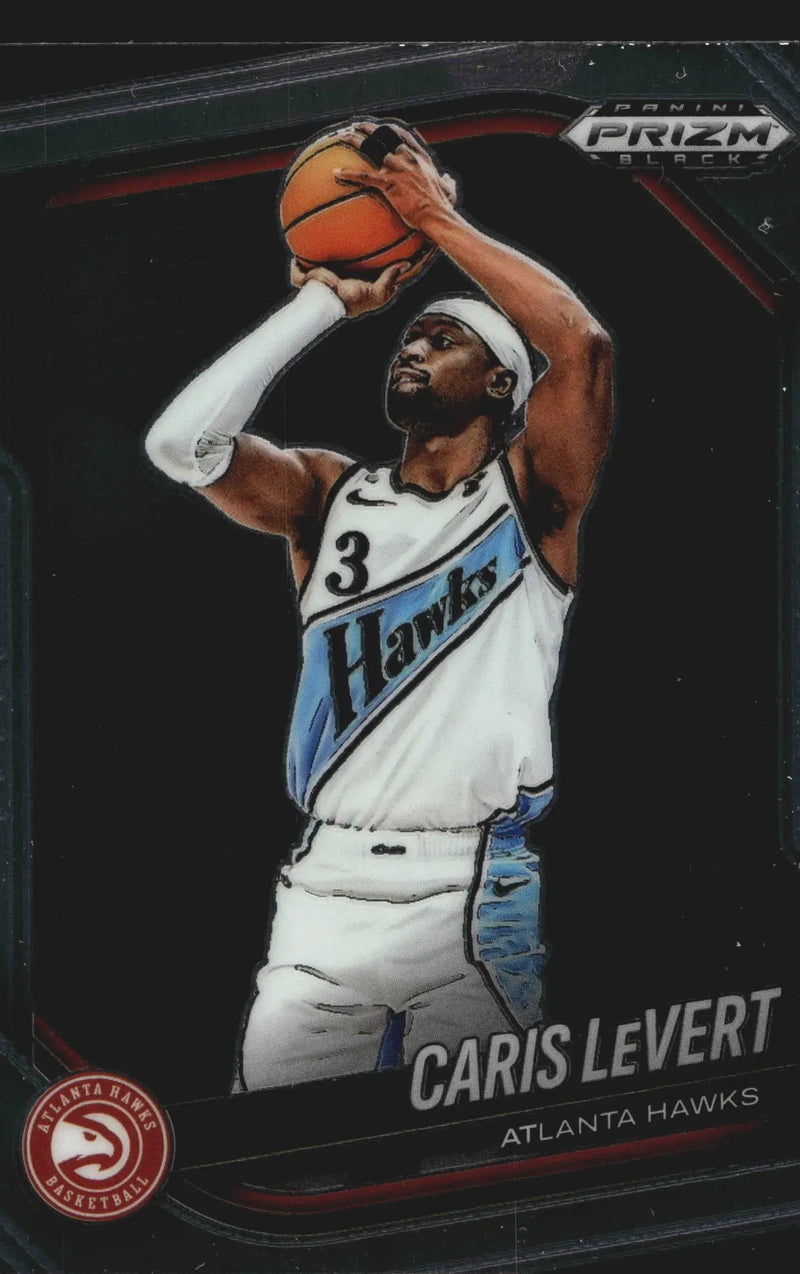 2024-25 Panini Prizm Black #168 Caris LeVert Atlanta Hawks