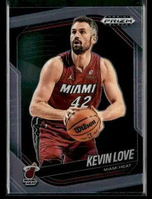 2024-25 Panini Prizm Black #183 Kevin Love Base Miami Heat