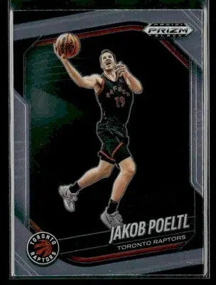 2024-25 Panini Prizm Black #185 Jakob Poeltl - Basketball Card Single