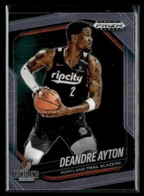 2024-25 Panini Prizm Black #22 Deandre Ayton - Basketball Card Single