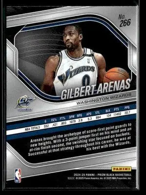 2024-25 Panini Prizm Black #266 Gilbert Arenas Legends - Basketball Card Single