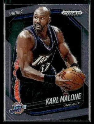 2024-25 Panini Prizm Black #269 Karl Malone Legends Utah Jazz - Basketball Card Single