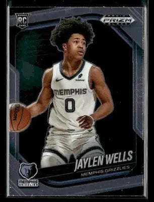 2024-25 Panini Prizm Black #34 Jaylen Wells Base RC Memphis Grizzlies - Basketball Card Single