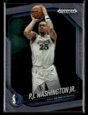 2024-25 Panini Prizm Black #38 PJ Washington Jr - Basketball Card Single