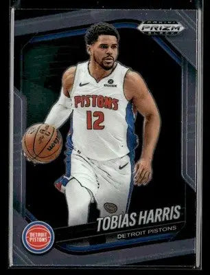 2024-25 Panini Prizm Black #95 Tobias Harris Base Detroit Pistons - Basketball Card Single