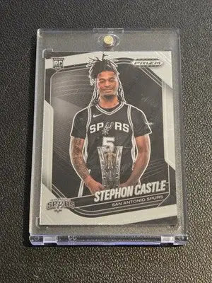 2024-25 Panini Prizm Black #96 Stephon Castle - Basketball Card Single