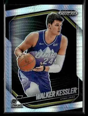 2024-25 Panini Prizm Black #98 Walker Kessler Silver Prizm