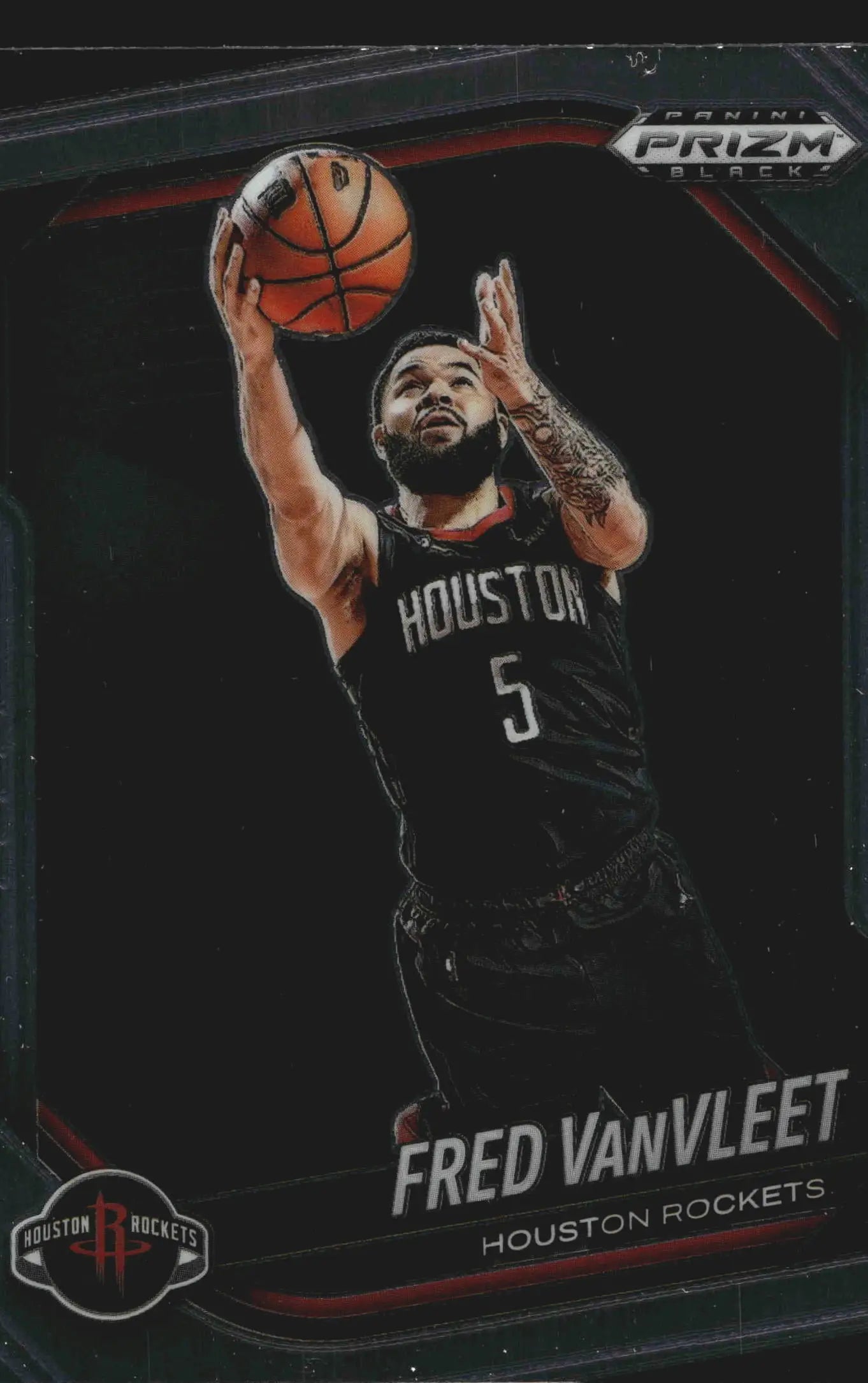2024-25 Panini Prizm Black Fred VanVleet #113 Houston Rockets - Basketball Card Single