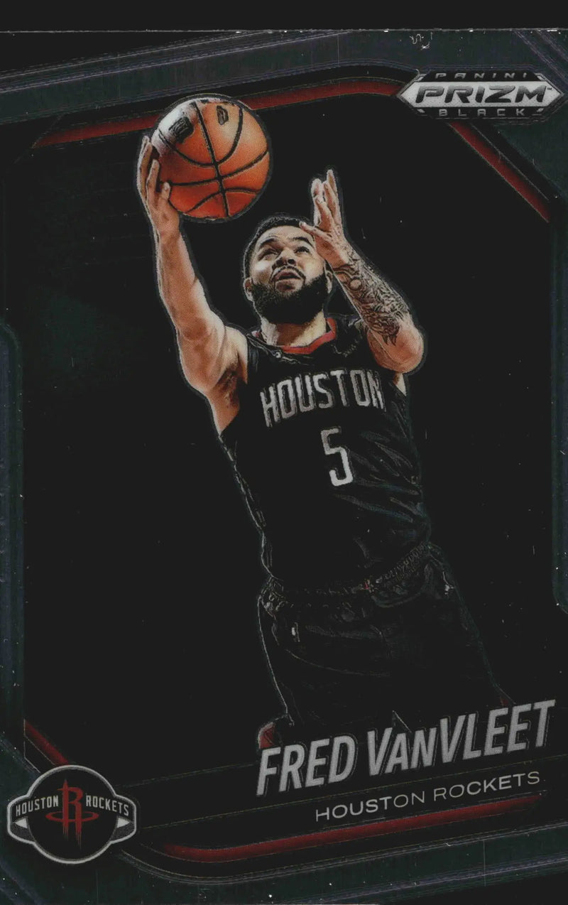 2024-25 Panini Prizm Black Fred VanVleet #113 Houston Rockets - Basketball Card Single