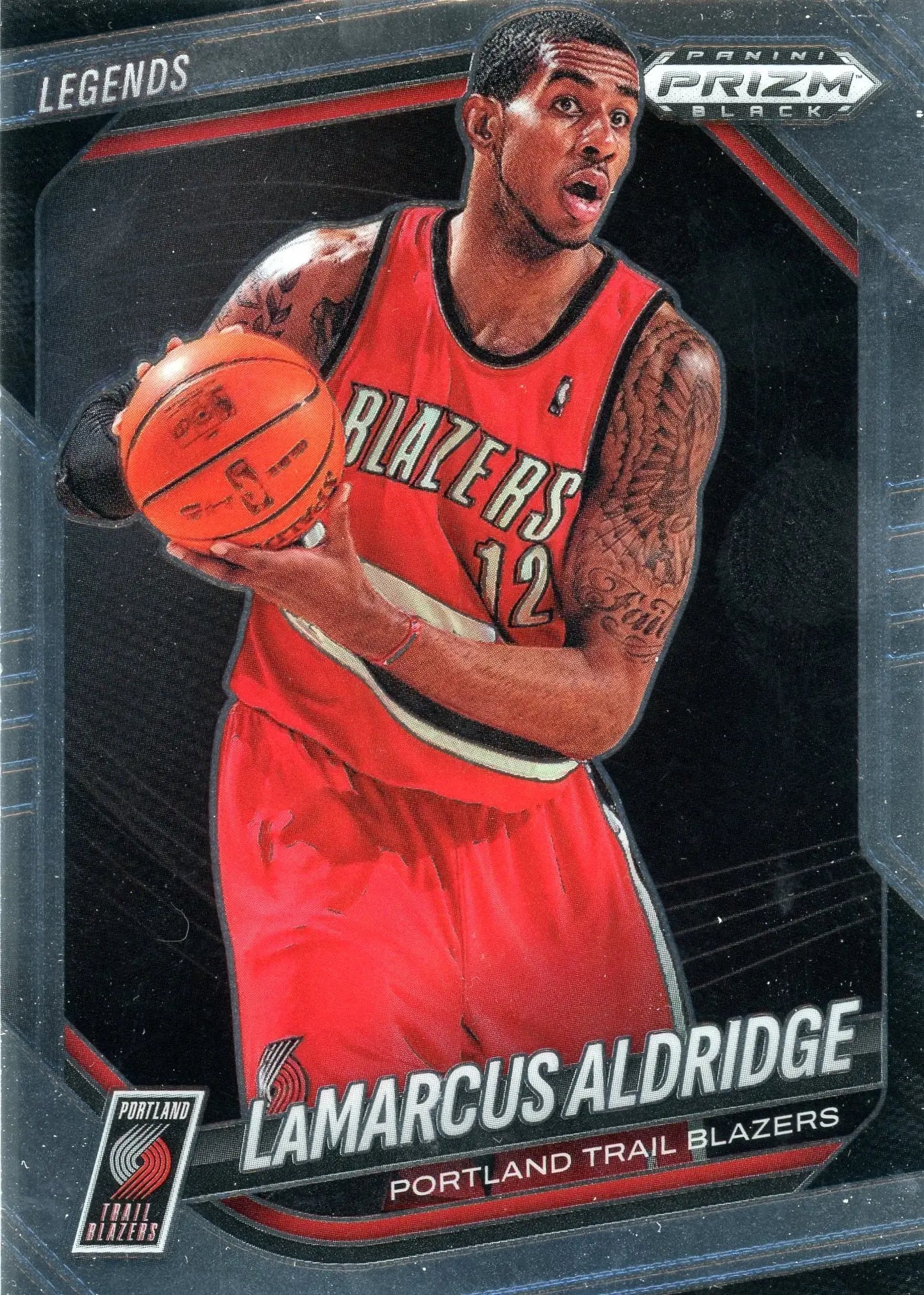 2024-25 Panini Prizm Black LaMarcus Aldridge #291 Legends Blazers - Basketball Card Single