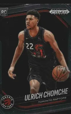 2024-25 Panini Prizm Black Ulrich Chomche #236 Raptors RC