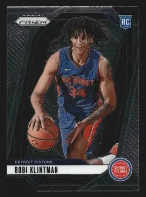 2024-25 Panini Prizm Bobi Klintman #266 RC Detroit Pistons Rookie - Basketball Card Single