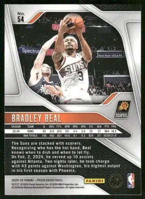 2024-25 Panini Prizm Bradley Beal #54 Basketball - Basketball Card Single