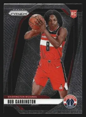 2024-25 Panini Prizm Bub Carrington #244 RC Wizards - Basketball Card Single