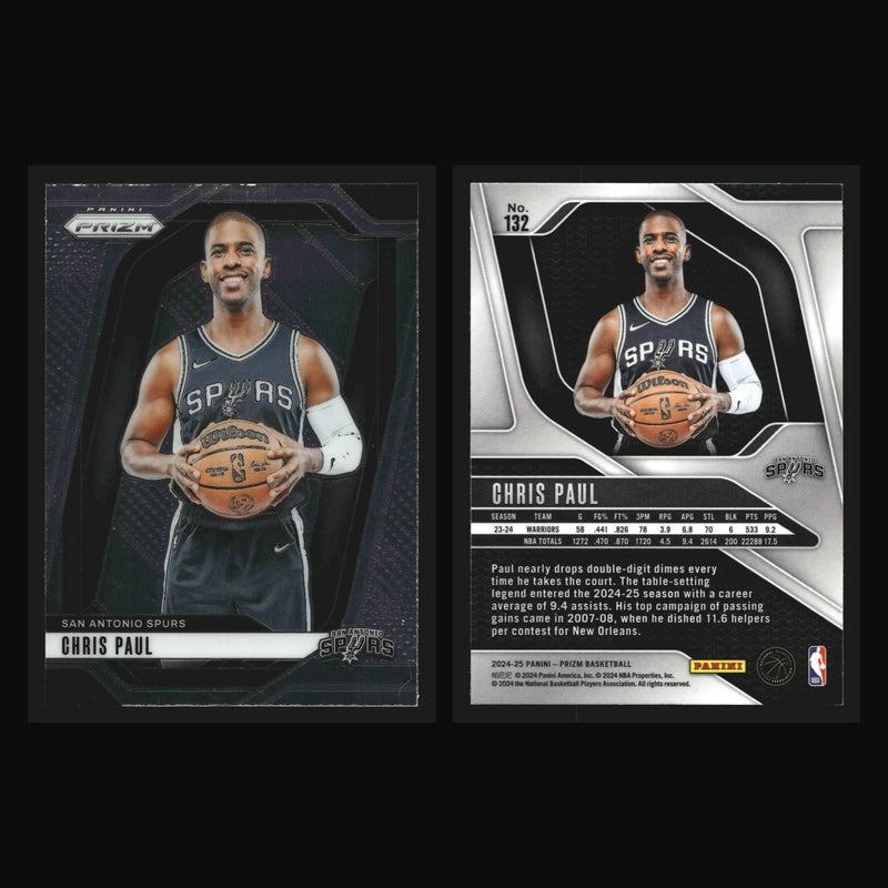 2024-25 Panini Prizm Chris Paul #132 San Antonio Spurs - Basketball Card Single